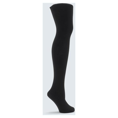 Cotton Velvet Tights Black Medium