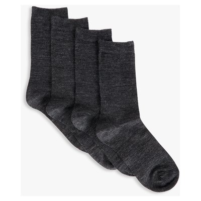 Merino Charcoal Sock S/M