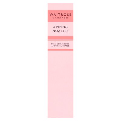 Waitrose 4 Piping Nozzles