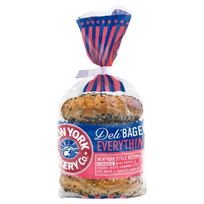New York Bakery Co Deli Bagels Everything
