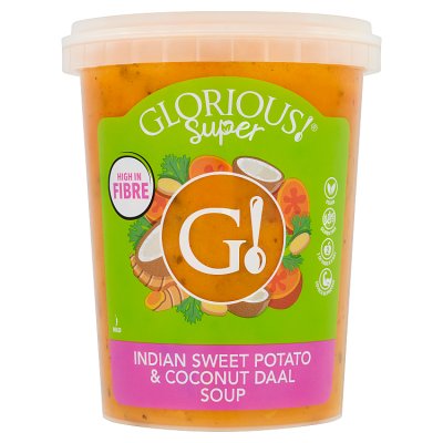 Glorious! Indian Sweet Potato & Coconut Daal Soup