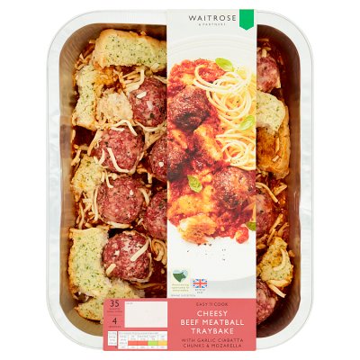 Easy to Cook Cheesy Beef Meatballs Tray Bake