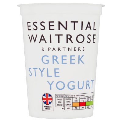 Essential Natural Greek Style Yogurt