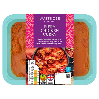 Waitrose Indian Fiery Chicken Curry for 2