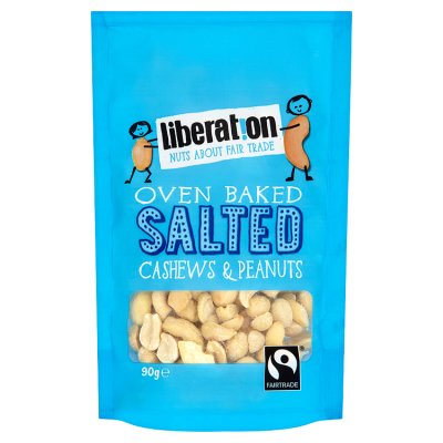 Liberation Fairtrade Salted Cashews & Peanuts