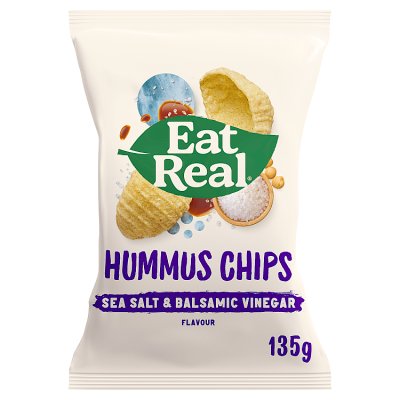 Eat Real Sea Salt & Balsamic Vinegar Hummus Chips