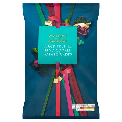 Waitrose Christmas Black Truffle Hand Cooked Crisps
