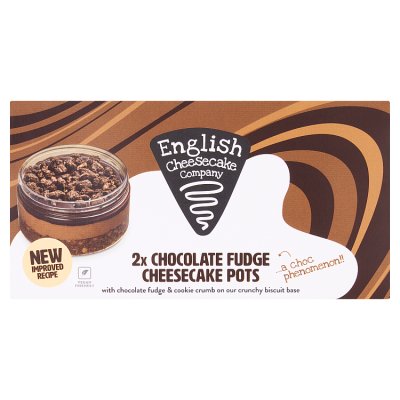 English Cheesecake Company Choc Brownie Cheesecake Pots