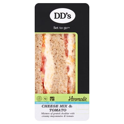 DDs Cheese Mix & Tomato Sandwich