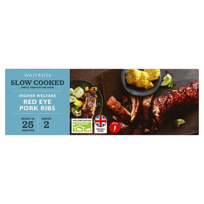 Waitrose Slow Cooked Red Eye Pork Ribs