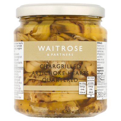 Waitrose Chargrilled Artichoke Hearts Quartered