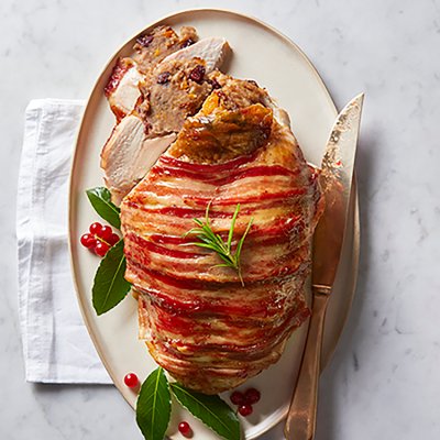 Jewelled Stuffed Bronze Turkey Crown