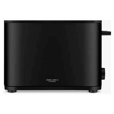 John Lewis Simplicity 2-Slice Toaster, Black