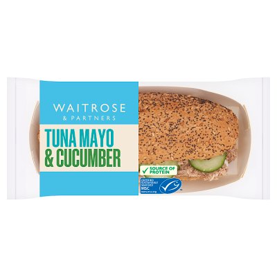 Waitrose Tuna & Cucumber Sub Roll