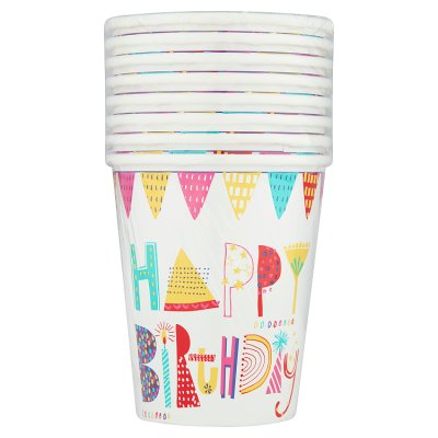 Waitrose Home Celebration Cups 9oz