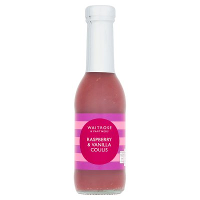 Waitrose Scottish Raspberry & Vanilla Coulis