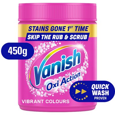 Vanish Gold Oxi Action Laundry Stain Remover Powder Colours Small Pack