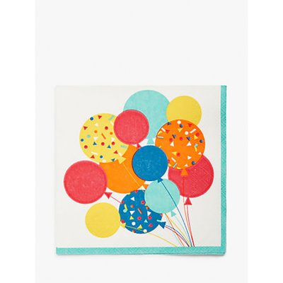 Happy Birthday 25cm Napkins