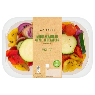 Easy To Cook Mediterranean Style Vegetables (Serves 2)