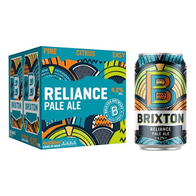 Brixton Brewery Reliance Pale Ale Can x4 Multipack