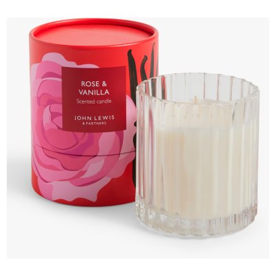 John Lewis Rose & Vanilla Scented Candle