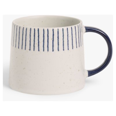 Halfway Stripe Mug Blue