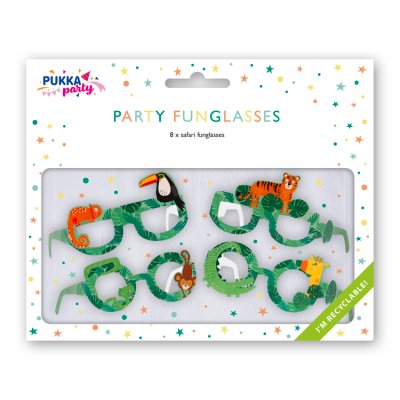 Leafy Jungle Character Fun Glasses