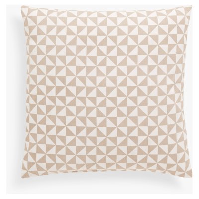 John Lewis Geometric Cushion, Putty
