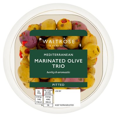 Waitrose Mediterranean Olive Trio