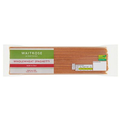 Waitrose Wholewheat Spaghetti