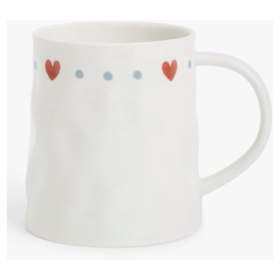 Flora Love Hearts Mug Red