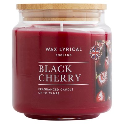 Wax Lyrical Candle, Medium Jar, Black Cherry