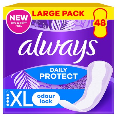 Always Dailies Extra Protect Panty Liners Long Plus