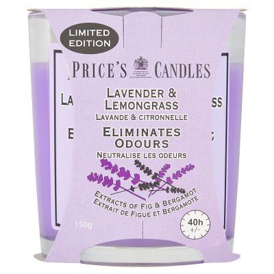 Price's Lavender & Lemongrass Candle
