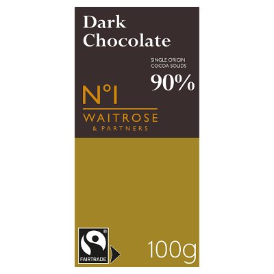 No.1 Dark Chocolate 90% | Waitrose & Partners