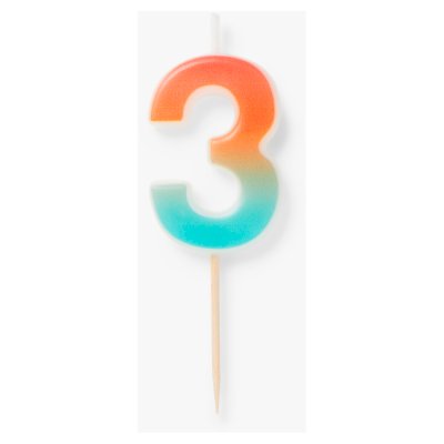 Happy Birthday 3 Candle
