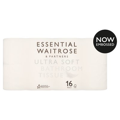 Essential White Ultra Soft Bathroom Tissue