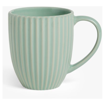 ANYDAY Ribbed Mug Green | Waitrose & Partners