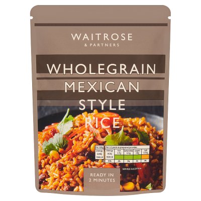 Waitrose Wholegrain Mexican Style Rice
