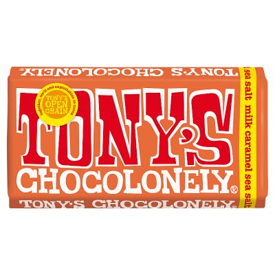 Tony's Chocolonely Milk Choc Caramel Sea Salt
