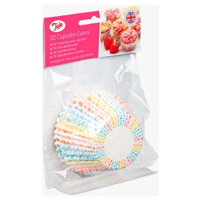 Tala Cupcake Cases, Pack of 32, Rainbow