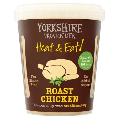 Yorkshire Provender roast chicken soup with traditional veg