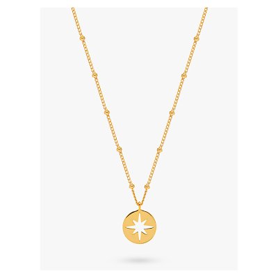 Estella Bartlett Starburst disc necklace