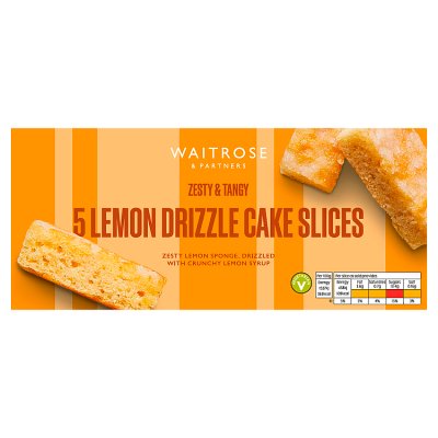 Waitrose 5 Lemon Drizzle Cake Slices