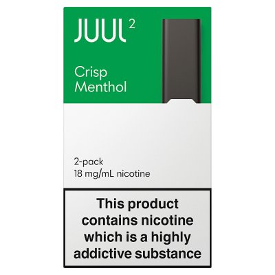 JUUL2 Pods UK Crisp Menthol 18mg 2s