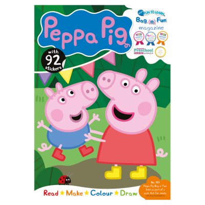 Fun to learn Peppa Pig big bag-o-fun magazine