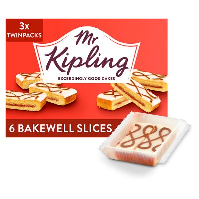 Mr Kipling 6 Bakewell Slices