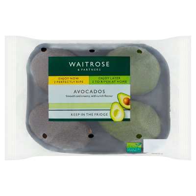 Waitrose 2 Ripe & 2 Ripen At Home Avocados