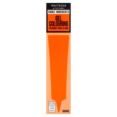 Waitrose CI Orange Gel Colouring