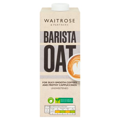 Waitrose Oat Barista Long Life Drink